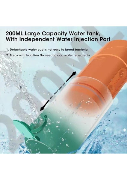 Taşınabilir Ağız Irrigatörü, Etkili Diş Beyazlatma ve Ağız Temizliği Için Su Jeti Teknolojisine Sahip Ağız Irrigatörü (Yurt Dışından) modelleri