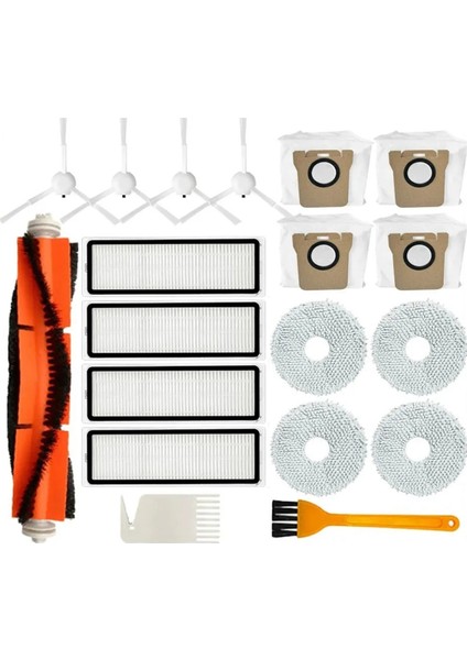 Xiaomi Robot Vakum X10+ X10 Plus B101GL Hepa Filtre Toz Torbası Bezi (Yurt Dışından)