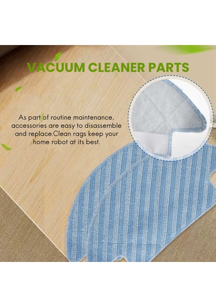 Lefant M210 Robot Süpürge Için 2 Adet Paspas Aksesuarları, Yıkanabilir ve Tekrar Kullanılabilir Güçlü Su Kilitli Paspas (Yurt Dışından) indirimleri
