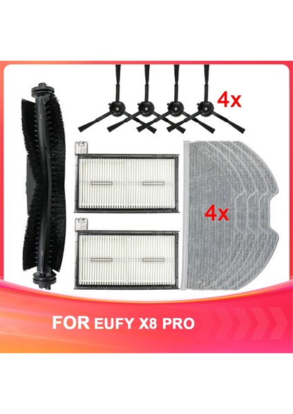 Eufy X8 Pro Robot Süpürge Aksesuarları Robot Süpürge Sarf Malzemeleri (Yurt Dışından)