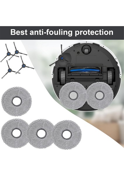 Ecovacs Deebot N30 Pro / N30 Omnı / N30 Pro Omnı Robot Süpürge Ana Yan Fırça Hepa Filtresi Için Aksesuar Seti (Yurt Dışından) fırsatları
