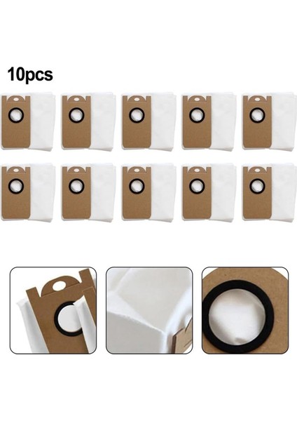 Laresar L6 Pro Için Airrobo T10+ Vakumlu Toz Çöp Torbaları Için Vakumlu Süpürge Toz Torbaları Toplayıcı Yedek Aksesuarları (Yurt Dışından) modelleri