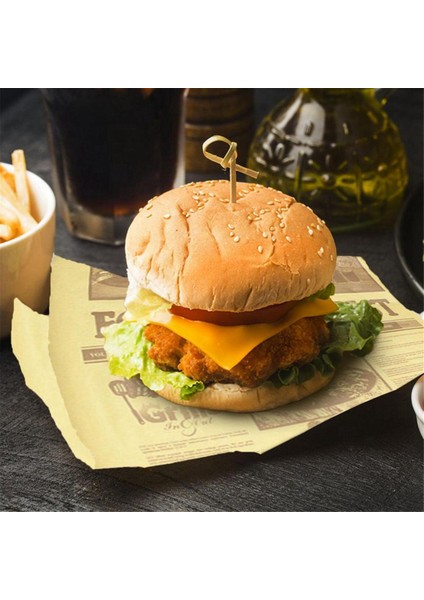 Yağ Geçirmez Kağıt Levha Kağıt Yağa Dayanıklı Sandviçler Pizza Sarma Levhaları Fast Food Sarma (Yurt Dışından) modelleri