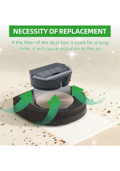 Irobot Roomba S9 S9+ S9 Plus Için Elektrikli Süpürge Toz Kutusu Aksesuarları Elektrikli Süpürge Aksesuarları Yedek Parçaları (Yurt Dışından) indirimleri