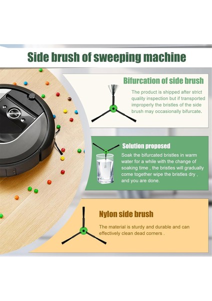 Irobot Roomba I1+/ı2+/ı3+/ı4+/ı5+/ı6+/ı7+/ı8+/j5+/j6+/j7/j8+/j9+/e5/e6/e7, I & J & E Serisi Vakum Için Yedek Parçalar (Yurt Dışından) fiyatları