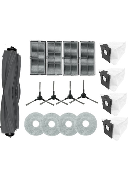 Dreame Mova E30 Ultra / Trouver E30 Ultra Süpürme Robotu Temizleyici Parçalarının Değiştirilmesi Için 17 Parça (Yurt Dışından) modelleri