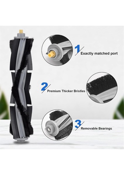Ecovacs Deebot X1 Omni Turbo T10 T20 Omni T20/T20 MAX/T20 Prorobot Elektrikli Süpürge Ana Yan Fırça Filtresi Paspas Torbaları (Yurt Dışından) fırsatları