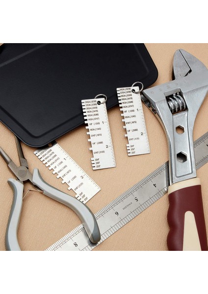 Metal Sac Kalınlığı Ölçer, 3 Paket Paslanmaz Çelik Tel Ölçer Boyut Muayene Aracı Kaynak Aleti Aksesuarları (Yurt Dışından) fırsatları