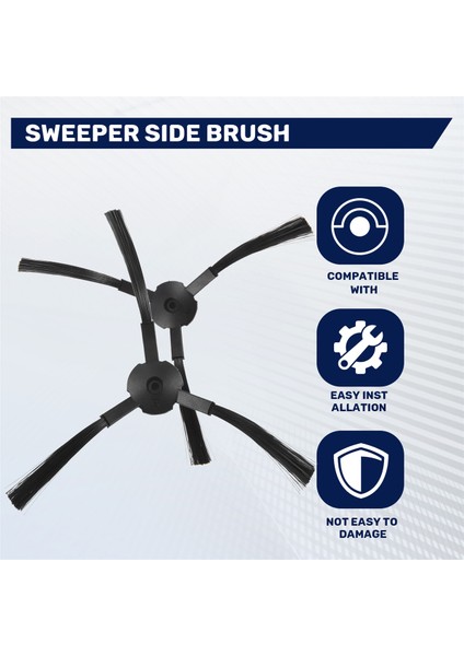 Ilıfe V3 V3S A4 A4S Pro V5 V5S Pro Robot Süpürge Için 10 Adet Süpürme Yan Fırçası Yedeği (Yurt Dışından) fırsatları