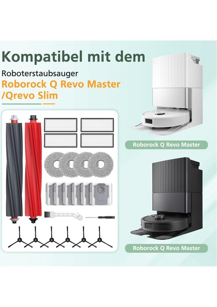 Roborock Qrevo Master/qrevo Slim Rbot Elektrikli Süpürge Aksesuarları, Silindir Fırça, Hepa Filtreler, Toz Torbaları, Mendiller (Yurt Dışından) fiyatları