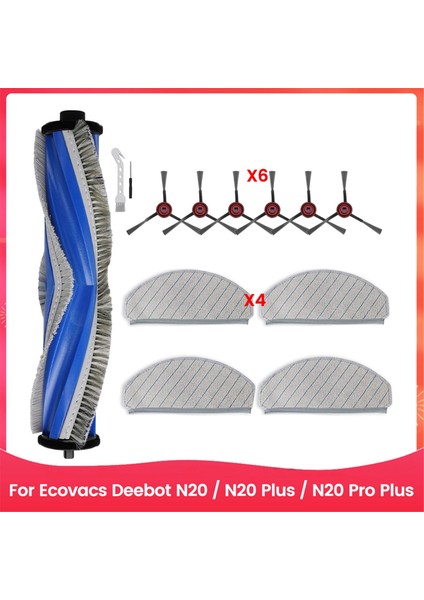 Ecovacs Deebot N20 / N20 Plus / N20 Pro Plus Robot Süpürge Için Yedek Parçalar Ana Yan Fırça Paspas Bezi (Yurt Dışından)