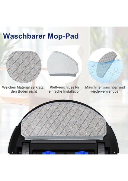 Ecovacs Deebot N20 / N20 Plus / N20 Pro Plus Robot Süpürge Için Yedek Parçalar Ana Yan Fırça Paspas Bezi (Yurt Dışından) indirimleri