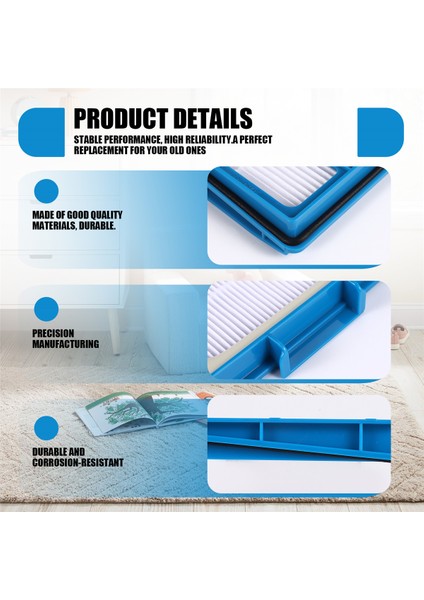 Shark Ion Robot Için Uyumlu 5 Adet Yedek Hepa Filtresi Shark Iq Robot R101AE RV1001AE UR1005AE Için Uygun (Yurt Dışından) indirimleri