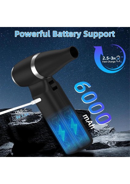 Basınçlı Hava Toz Alma Aparatı, 110000RPM Elektrikli Hava Toz Alma Aparatı, Ofis Için Klavye Temizleyici, Şarj Edilebilir Konserve Hava Toz Alma Aparatı C (Yurt Dışından) modelleri