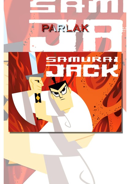 Samurai Jack Çizgi, Animasyon Poster - Duvar Kağıdı Yüksek Kaliteli Baskı