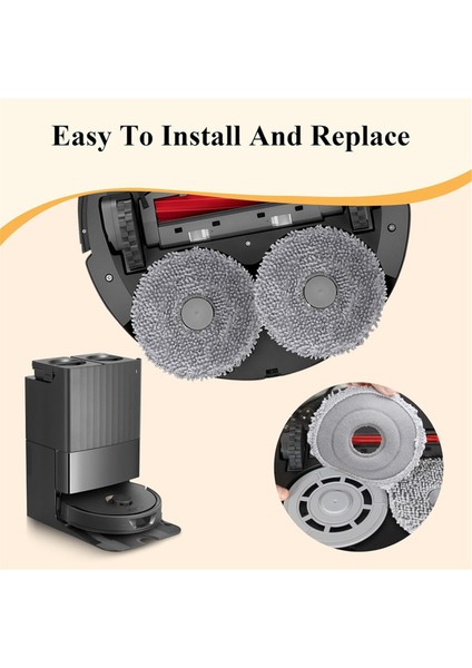 Roborock Q Revo/qrevo Maxv Robot Süpürge Yedek Parçaları Için Mop Bezi Toz Torbaları (Yurt Dışından) fırsatları