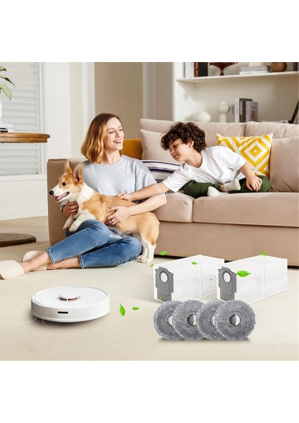 Roborock Q Revo/qrevo Maxv Robot Süpürge Yedek Parçaları Için Mop Bezi Toz Torbaları (Yurt Dışından) indirimleri
