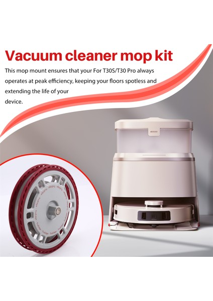 Ecovacs T30S/T30 Pro Robot Süpürge Için 2 Adet Paspas Tutucu Paspas Takımı Paspas Tahtası (Yurt Dışından) indirimleri