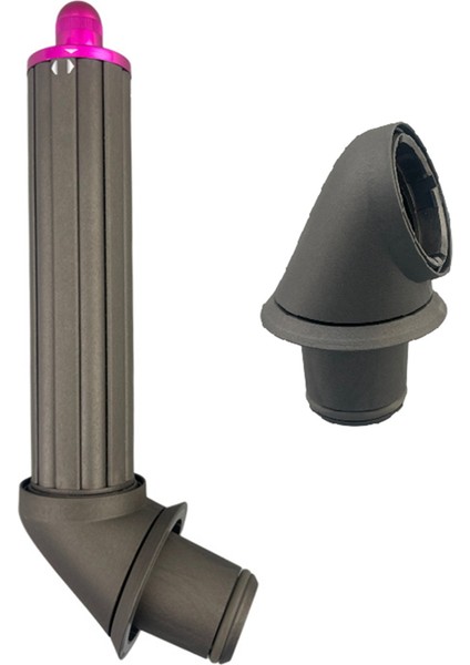 360° Dönen Tüp Saç Kurutma Makinesi Adaptörü 40MM Uzun Saç Kıvırma Silindirleri Dyson Şekillendirici Aparatı Yedek Parçaları (Yurt Dışından)