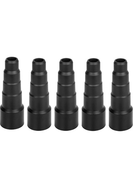 Evrensel Vakum Hortumu Adaptörü Dönüştürücü 50/42/34/30/23MM Siyah Yumuşak Kauçuk Yuvarlak Emiş Hortumu Dönüştürücü Kuru Islak Kullanım (Yurt Dışından)