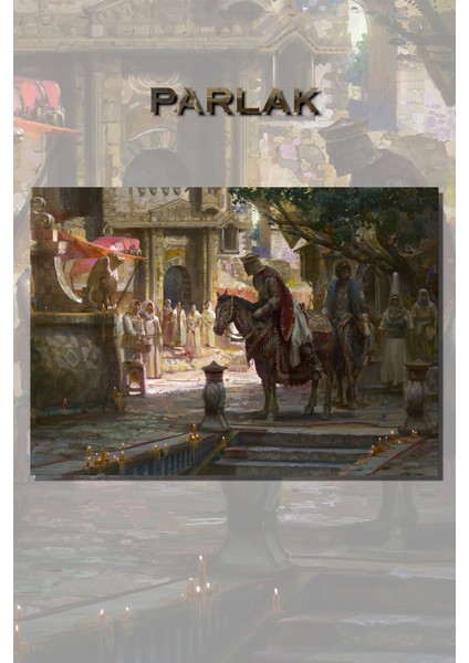 Sanatsal Şövalye, Knight Duvar Posteri - Duvar Kağıdı Yüksek Kalite Baskı