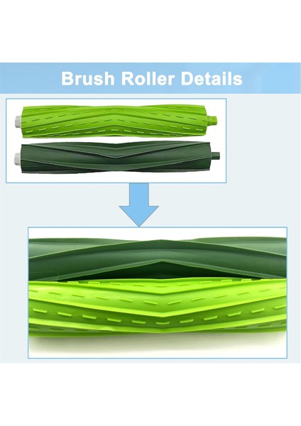 Irobot Roomba Eıj Serisi Için Kauçuk Rulo Fırça, E5 E6 E7 I3 I3+ I4 I4+ I6 I6+I7 I7+ I8 I8+ J6+ J7 J7+ I5 I5+J5 J5+ (Yurt Dışından) fiyatları