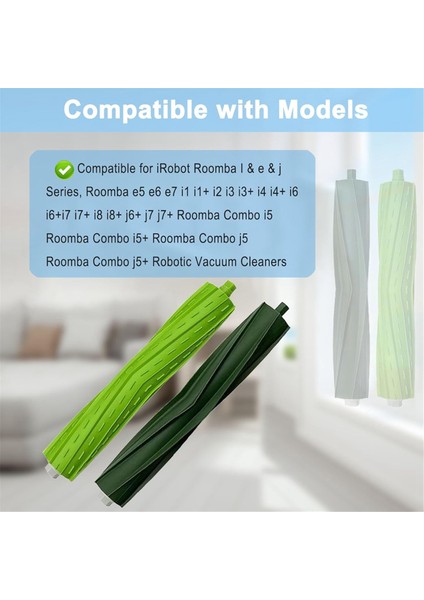 Irobot Roomba Eıj Serisi Için Kauçuk Rulo Fırça, E5 E6 E7 I3 I3+ I4 I4+ I6 I6+I7 I7+ I8 I8+ J6+ J7 J7+ I5 I5+J5 J5+ (Yurt Dışından) indirimleri