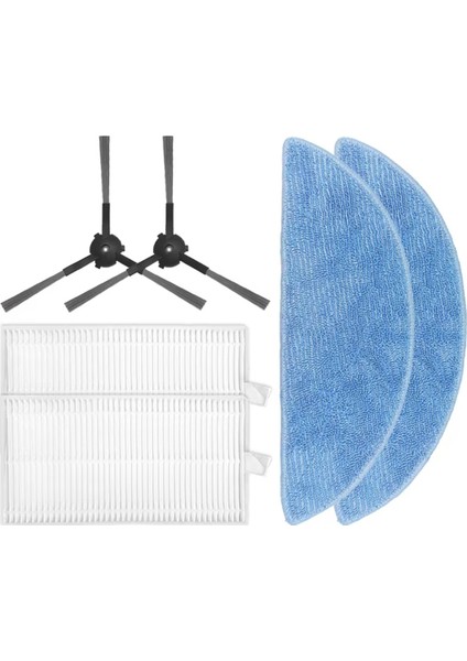 Ecovacs Yeedı Y1 Pro / Y1 Pro Plus Robot Süpürge Paspas Hepa Filtre Yan Fırça Parça Aksesuar (Yurt Dışından) modelleri