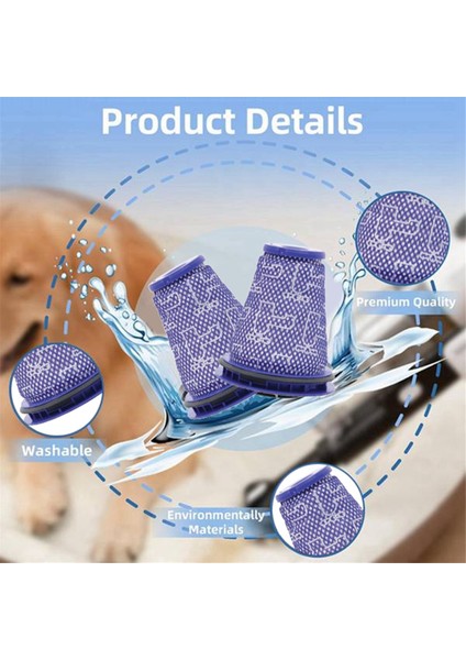 Dyson CY18 CY22 CY23 CY25 DY75 DY77 DY78 Elektrikli Süpürge Yedek Parçaları Için 5 Adet Elektrikli Süpürge Filtre Aksesuarı (Yurt Dışından) fırsatları