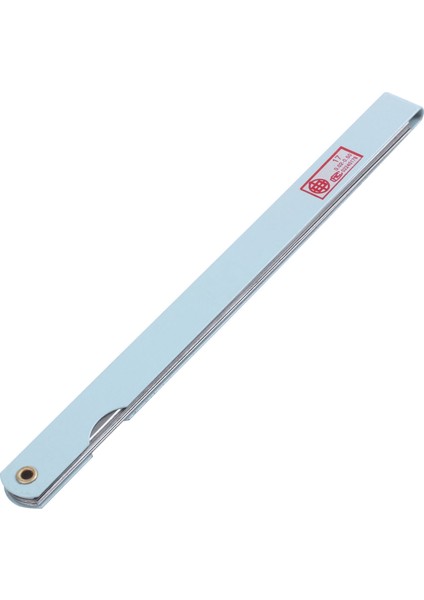 200MM Uzun 17 Yaprak 0.02MM-1.0MM Boşluk Kalın Ölçü Feeler Ölçer Gage (Yurt Dışından)