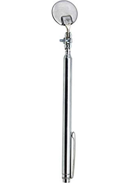 Dairesel Teleskopik Cep Muayene Aynası, 30MM Çap, 4-1/2 Inç - 18 Inç Uzatılmış Sap Uzunluğu (2'li Paket) (Yurt Dışından) modelleri