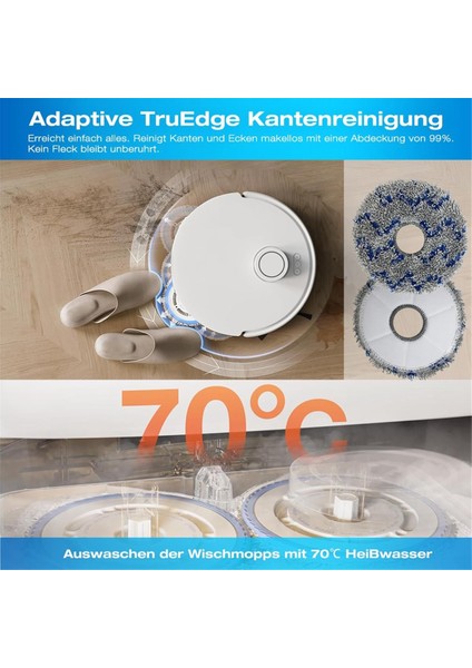 Ecovacs Deebot T30S Robot Süpürge Yedek Parçaları Ana Yan Fırçalar Hepa Filtreler Paspas Pedleri Toz Torbaları (Yurt Dışından) indirimleri