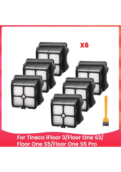 Tineco Ifloor 3, Floor One S3, Floor One S5, Floor One S5 Pro Kablosuz Islak Kuru Vakum Parçaları Için Hepa Filtre Değişimi (Yurt Dışından)