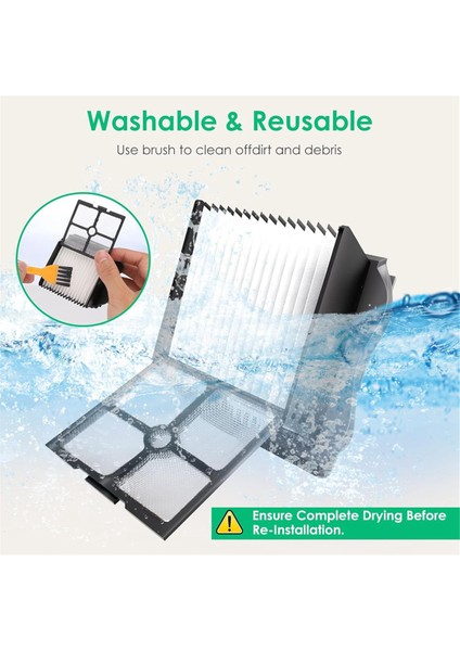 Tineco Ifloor 3, Floor One S3, Floor One S5, Floor One S5 Pro Kablosuz Islak Kuru Vakum Parçaları Için Hepa Filtre Değişimi (Yurt Dışından) indirimleri