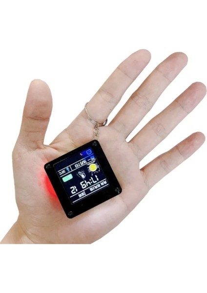ESP32 C3 Masaüstü Küçük Süsler 1.44 Inç LCD Ekran El Bagajı Mini Tv Taşınabilir Askı Lvgl Spaceman ST7735 Spı Ekran (Yurt Dışından)
