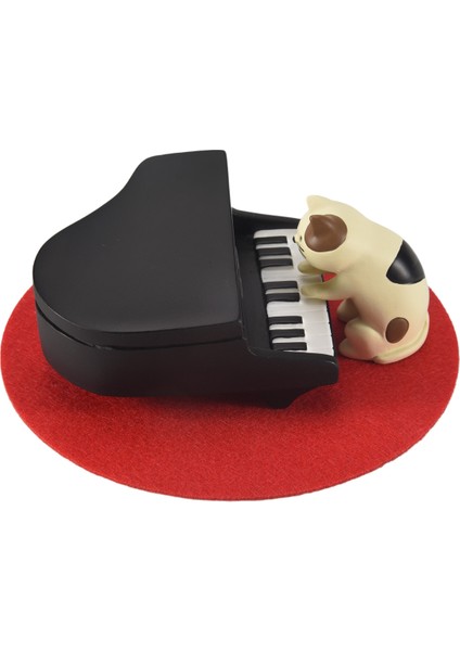 Sevimli Piyano Kedileri Figürleri - Yatak Odası Veya Bahçede Masa Dekoru Için Minik Kedi Heykeli - Sevimli Kedilerin Küçük Heykeli (Yurt Dışından) fiyatları