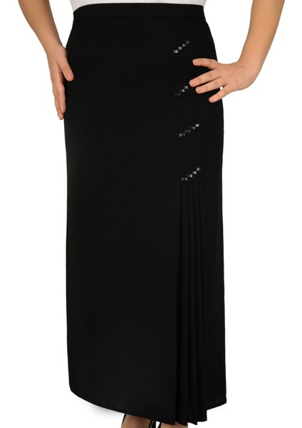 Vellichor Tesettür Etek %100 Pamuk Doğal Kumaşlı Cepli Uzun Etek 76 Cm Bel Ölçüsü fiyatları