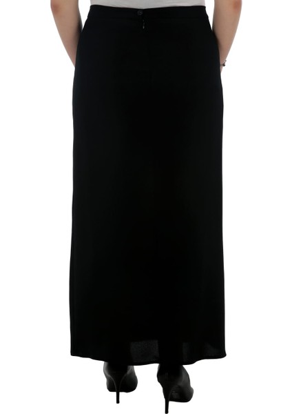 Vellichor Tesettür Etek %100 Pamuk Doğal Kumaşlı Cepli Uzun Etek 76 Cm Bel Ölçüsü modelleri