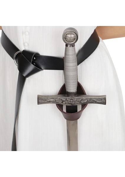 Ortaçağ Kılıf Cutlass Savaşçı Retro Tarzı Kın Tutucu Hançer Rapier Kın Cosplay Sahne Partisi, Kahverengi (Yurt Dışından)
