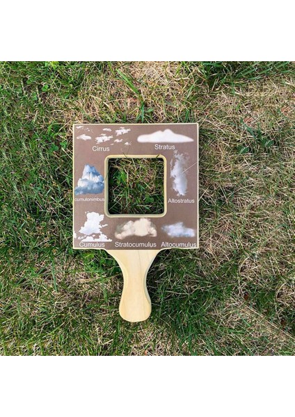 Doğa Rehberi Bulucu - Ahşap Çift Taraflı Doğal Vizör Doğa Rehberi Çerçevesi, Doğa Severlere Hediye(A) (Yurt Dışından) fırsatları