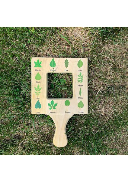 Doğa Rehberi Bulucu - Ahşap Çift Taraflı Doğal Vizör Doğa Rehberi Çerçevesi, Doğa Severlere Hediye(A) (Yurt Dışından) indirimleri