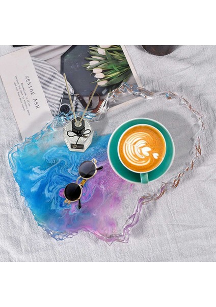 Dıy Kristal Epoksi Kalıp Düzensiz Şekilli Takı Sarkaç Dekorasyon Silikon Kalıp Reçine Kalıpları Takı Coaster Kalıp (Yurt Dışından)