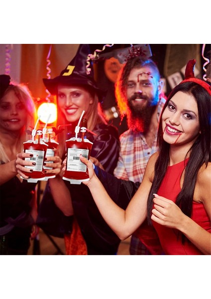 Cadılar Bayramı Kan Torbası Alkol Suyu Içme Çantası Cadılar Bayramı Doğum Günü Partisi Dekorasyon Vampir Cosplay Malzemeleri Korku Sahne (Yurt Dışından) fiyatları