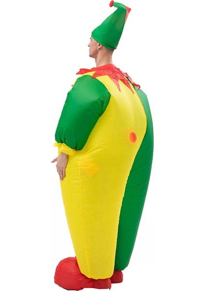 Şişme Yetişkin Parti Kostümü Joker Kostümleri Yetişkin Karikatür Elbise Takımı Için Parti Cosplay Kostümü (Yurt Dışından)