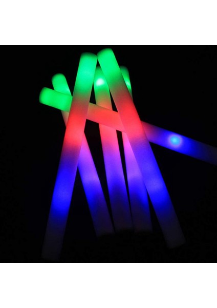 22 Adet LED Işık-Up Köpük Çubukları Yanıp Sönen Parlayan LED Köpük Çubukları Partiler Düğün Övgüler Konser Cadılar Bayramı Noel (Yurt Dışından) fiyatları