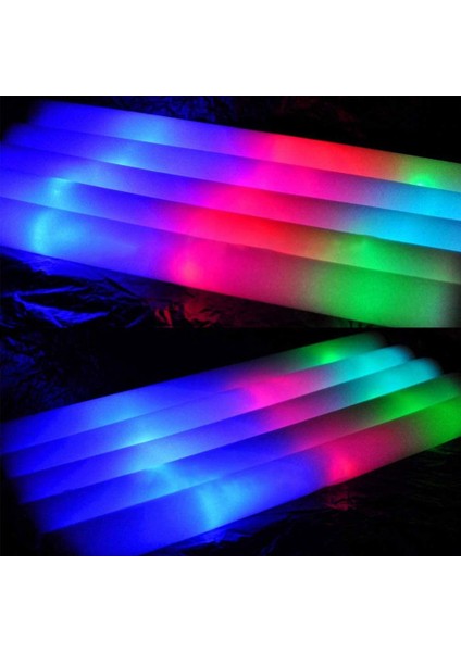 22 Adet LED Işık-Up Köpük Çubukları Yanıp Sönen Parlayan LED Köpük Çubukları Partiler Düğün Övgüler Konser Cadılar Bayramı Noel (Yurt Dışından) fırsatları