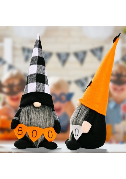 Cadılar Bayramı Gnome Yarasa Isveç Cüce Ev Çiftlik Evi Mutfak Rafı Katmanlı Tepsi Süslemeleri-B (Yurt Dışından) indirimleri