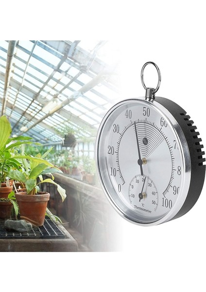 Iç Mekan Dış Mekan Analog Termometre Higrometre Sıcaklık Nem Ölçer HT9100 (Yurt Dışından) fırsatları
