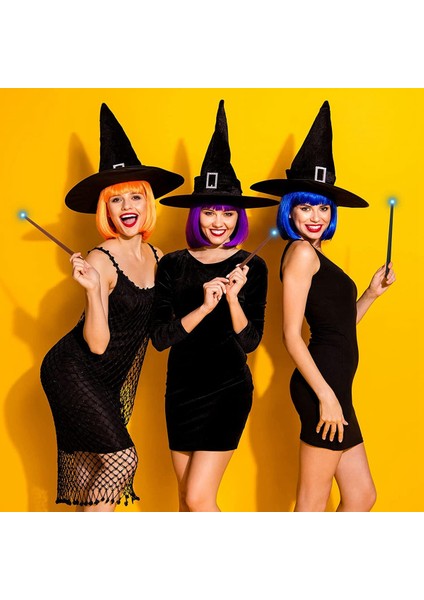 8 Adet Işıklı Değnek Sihirli Işık ve Ses Oyuncak Büyücü Değnekleri, Değnek, Cosplay Maskeli Balo Için (Yurt Dışından)