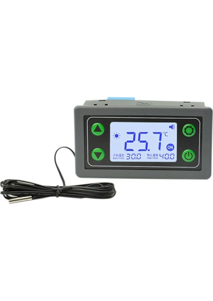 SA30 30A Termostat Sıcaklık Kontrol Cihazı Dijital Ekran Termostat Yüksek Düşük Sıcaklık Alarmı (Yurt Dışından)